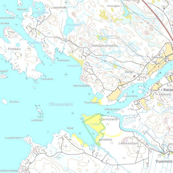 alueen nimi: Hevoskallion huvilat pääas. pääas. kylä/k.