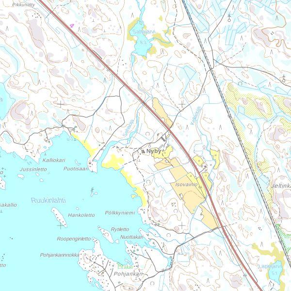 alueen nimi: Pohjanmaan teollisuuden kartanot Ii Nyby (RKY 2009) pääas. pääas. kylä/k.