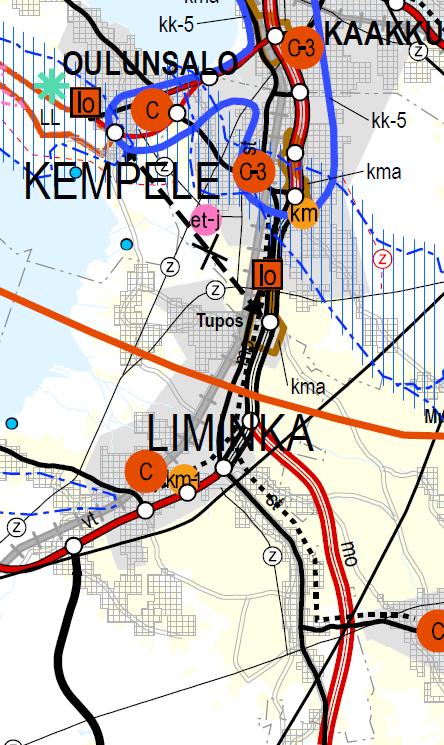 FCG SUUNNITTELU JA TEKNIIKKA OY Loppuraportti 46 (74) Zatelliitti / Zeppelinin ja Tupoksen vähittäiskaupan kehittämisen kohdealueiden osalta tulee 3.