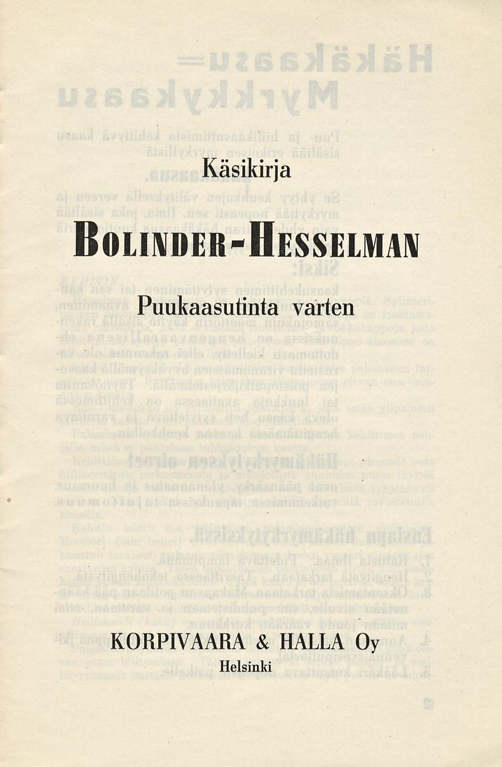 Käsikirja ItOl I\IH IC-IIISSI I \ll\