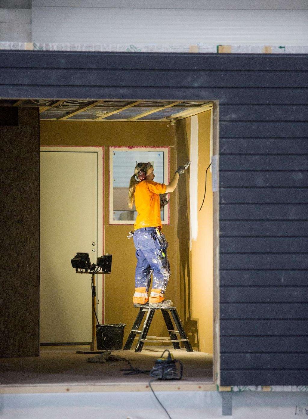 käsissämme Omilla suunnitelmilla parempaa rakennettavuutta Ei