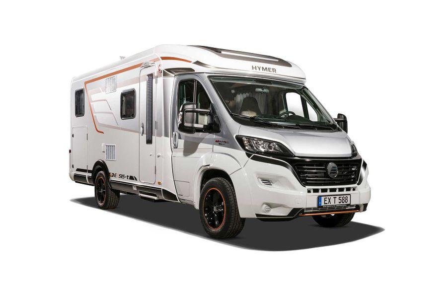 HYMER Exsis-t 588 edestä Performance-varustuksella, johon