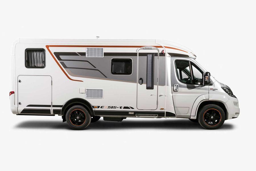HYMER-alumiinivanteet ja korin tyylikäs designliimaus.