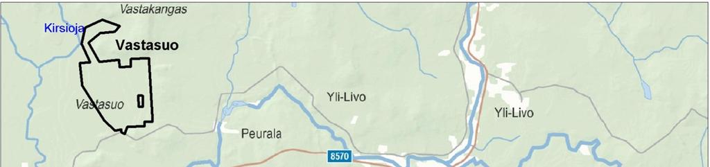 10 Livojoen alueella ei ole turvetuotantoa. Vapo Oy:llä on meneillään Livojoen vesistöalueella (61.