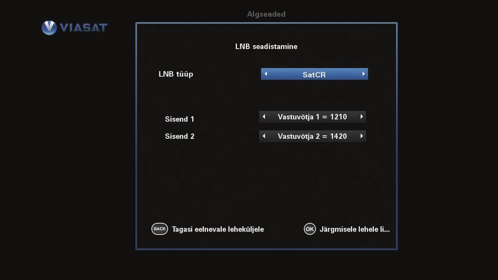 ESMAKORDNE SEADISTUS SMT-S7140 Enne kui saate telerit vaadata, peate seadistama vastuvõtja. Veenduge, et teler on sisse lülitatud. 1.