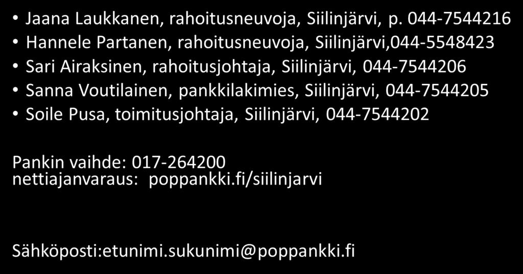 Siilinjärven Osuuspankin