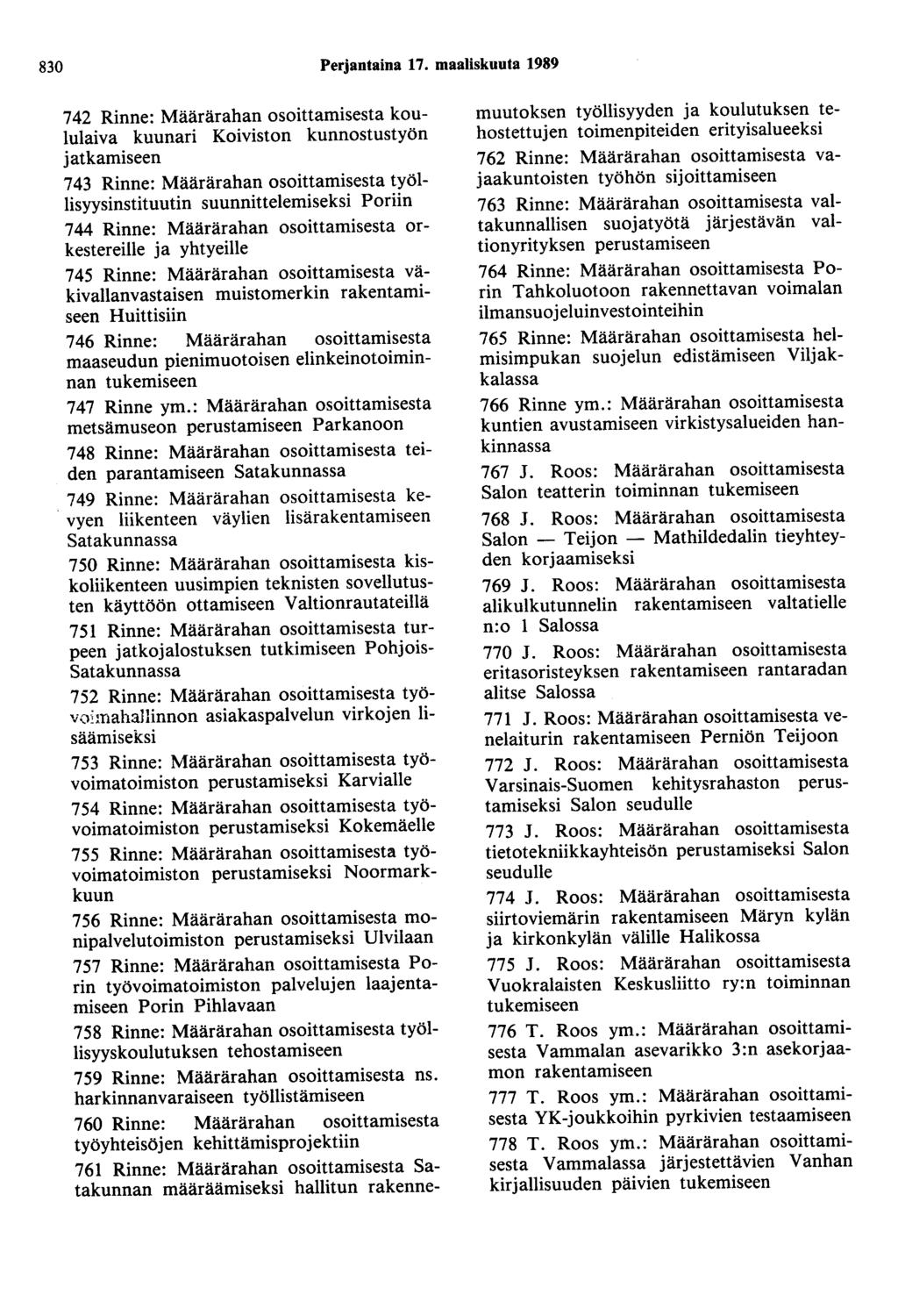 830 Perjantaina 17.