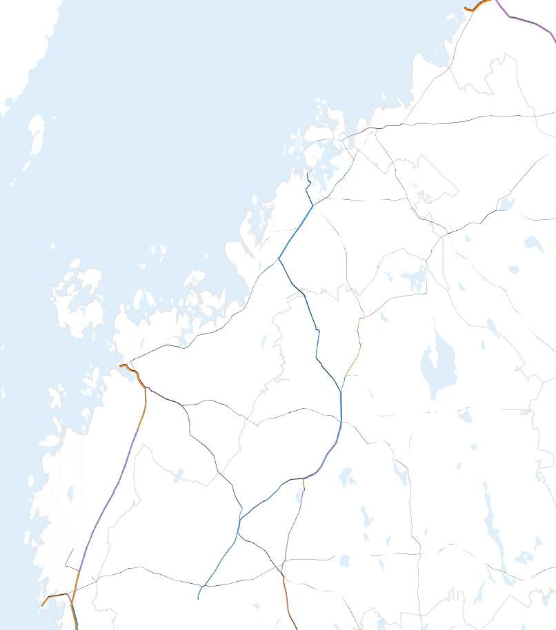 51 Suomen satamien tiekuljetukset * Sisämaasta satamiin saapuvat * Ei sisällä satamakunnan sisäisiä kuljetuksia Kuljetusmäärä (1 000 tonnia) 2013, 2014 ja 2015 Kuljetusmäärän muutos verrattuna