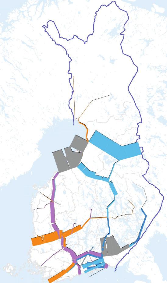 53 Suomen satamiin sisämaasta saapuvien (meriliikenteen vienti) rautatiekuljetusten määrän kasvoi noin 0,1 miljoonaa tonnia (+0,1 %) noin 12,7 miljoonasta tonnista noin 12,8 miljoonaan tonniin vuotta