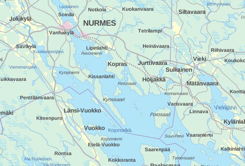 2 (17) Kuva 1 Suunnittelualueiden sijainti on osoitettu kuvassa likimääräisesti punaisin ympyröin Nurmeksen kaupungin puolesta työtä ohjaa