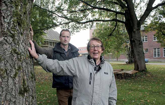 Sampo Tukiainen ja Raini Kiukas kiittelevät Hiedanrannan positiivista ilmapiiriä, jossa on helppo kehittää uusia kiertotalousideoita.