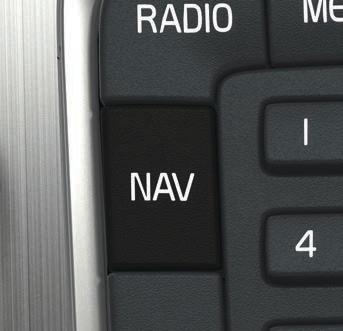 Painakaa NAV navigointijärjestelmän käynnistämiseksi - kartta näytetään. Painakaa NAV vielä kerran ja valitkaa Anna osoite ja painakaa OK/MENU.
