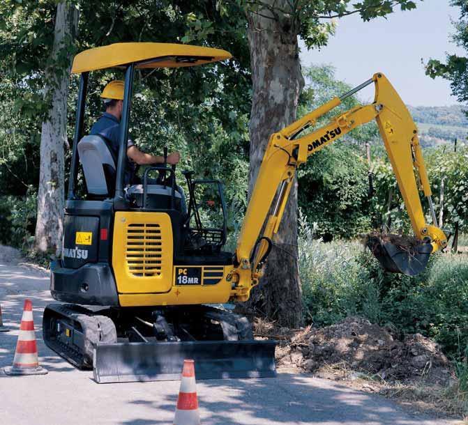 PC18MR-2 TYÖPAINO 1.750 kg VAUHTIPYÖRÄTEHO 11,2 kw / 15 hv @ 2.