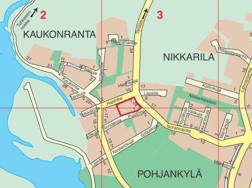 1.2 Kaava-alueen sijainti Pyhäjoen kunta Asemakaavan muutosta koskeva alue sijaitsee Pyhäjoen kirkonkylän pohjoispuolella korttelien 255 ja 258 alueella.
