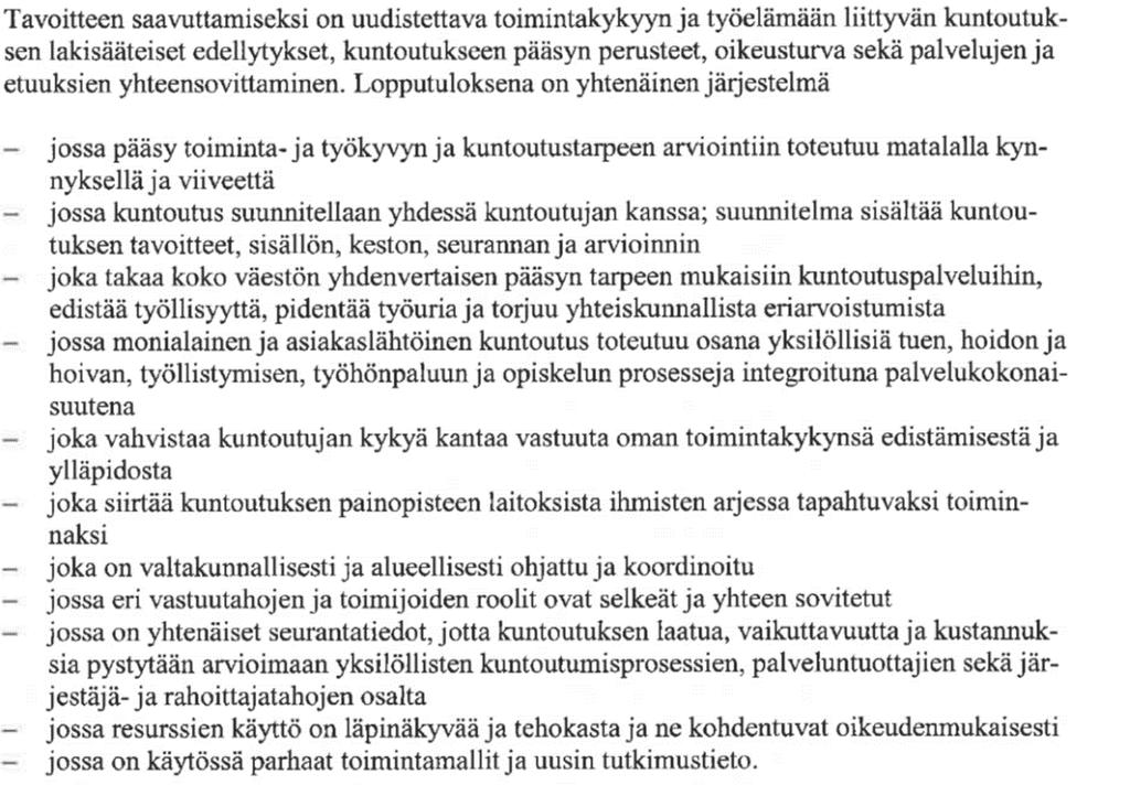 Kuntoutuksen