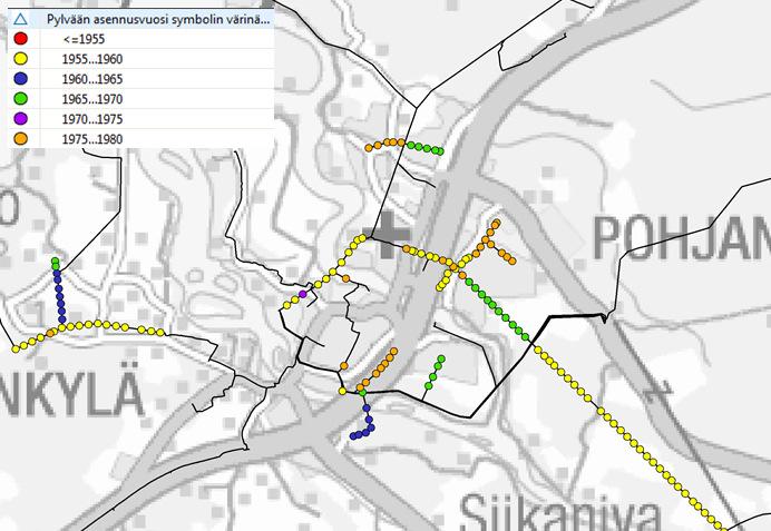 52 6.1.2 Verkon kunto ja luotettavuus Verkon kuntoa ja luotettavuutta voidaan tutkia monesta eri näkökulmasta, jotka kaikki osaltaan vaikuttavat kohdevalintaan.