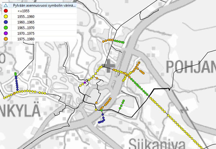 52 6.1.2 Verkon kunto ja luotettavuus Verkon kuntoa ja luotettavuutta voidaan tutkia monesta eri näkökulmasta, jotka kaikki osaltaan vaikuttavat kohdevalintaan.