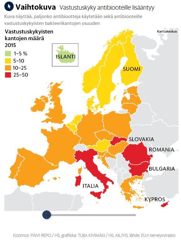 Yleisen, avohoidon ja hoitoon liittyvien Clostridium difficile -infektioiden (CDI) vuosittainen ilmaantuvuus Suomessa,