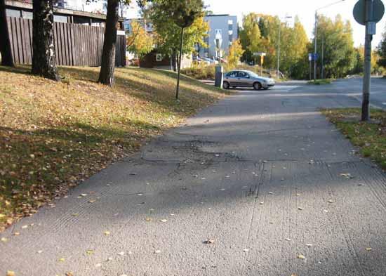 Myös kevyen liikenteen väylät arvioitiin pääosin kuntoluokkaan 1.