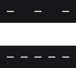 Liite 4 taulukko 1 Pituussuuntaiset tiemerkinnät 1 K1 Keskiviiva Keskiviiva on valkoinen katkoviiva, joka erottaa ajoradalla vastakkaiset ajosuunnat toisistaan.