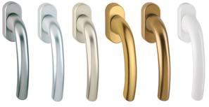 Handles Kahvat ja vetimet Håndtak For windows Sisäänpäin aukeaville ikkunoille For vinduer Roto Hoppe TOKYO R07.2 (RAL 8019) R07.2 (RAL 9016) R01.2 (F2) R01.3 (F9) R03.1 (F3) R01.