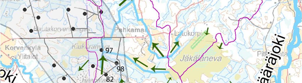 Pitkästä välimatkasta ja pääosin eri valuma-alueelle sijoittumisesta sekä valumavesien pääasiallisesta liikkumissuunnasta johtuen Natura-alueen vesitalouteen ei arvioida syntyvän vaikutuksia eikä