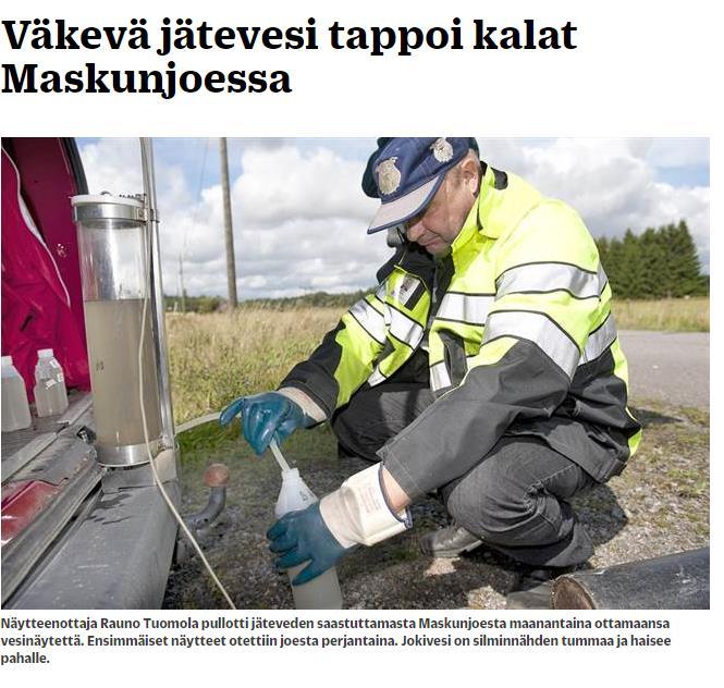 Jätevesiylivuotojen riskit Jätevesiylivuodoista voi koitua ympäristövahinkoja ja hajuhaittoja