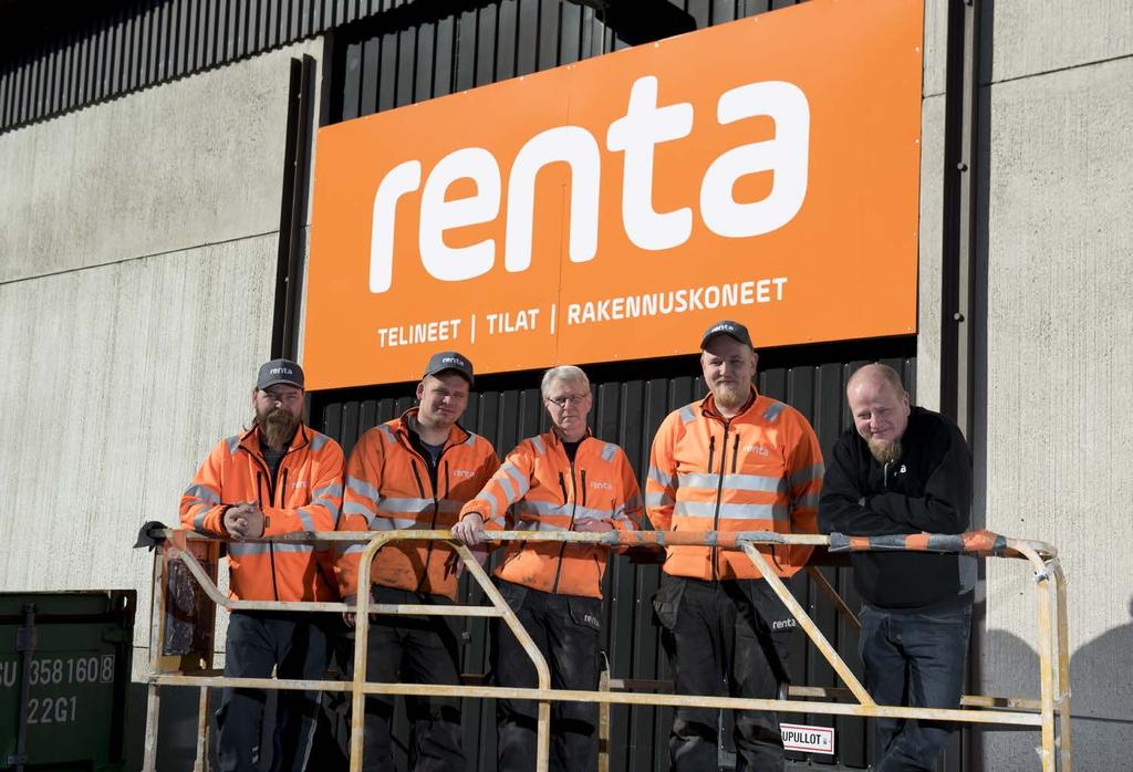 Yhteisöllisyys on osa Rentan ydintä Renta laajenee kokenein ja nuorekkain voimin Suomalainen kone- ja laitevuokraustoiminta kokee parhaillaan voimakasta murrosta, jonka suunnannäyttäjänä Renta toimii.