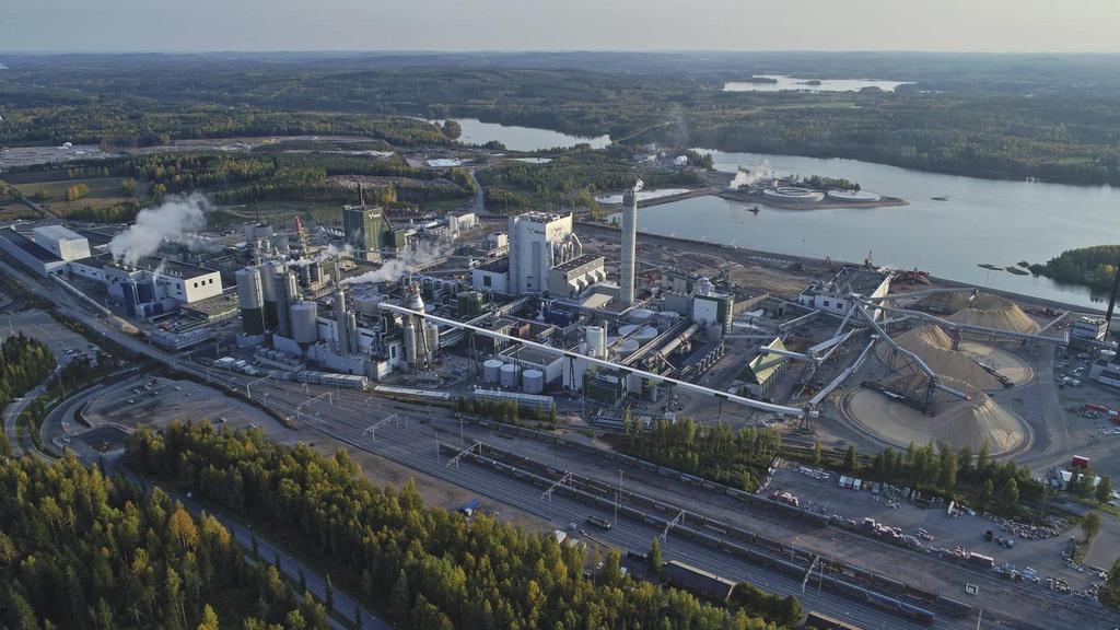 Metsä Fibren uusi biotuotetehdas Äänekoskella käynnistyi Käynnistys aikataulussa, kustannukset tavoitteiden mukaiset ja tuotanto starttikäyrän yläpuolella Kokonaisinvestointi 1,2 mrd.