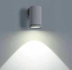 Led wall ROUND out, 3W 180 lumen Ulkovalaisimet 3000K,