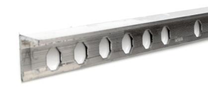 Alumiini kiiltävä h 8 mm (EMAC NSUAL08PB25)