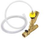 For use with mobile and stationary high-pressure and HDS pressure cleaners for cleaning or