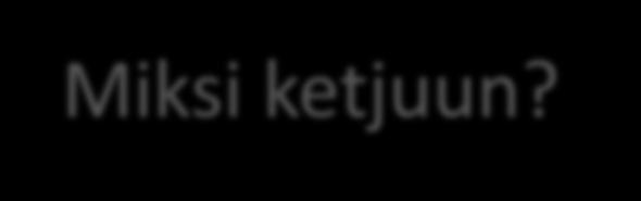 31 Miksi ketjuun?
