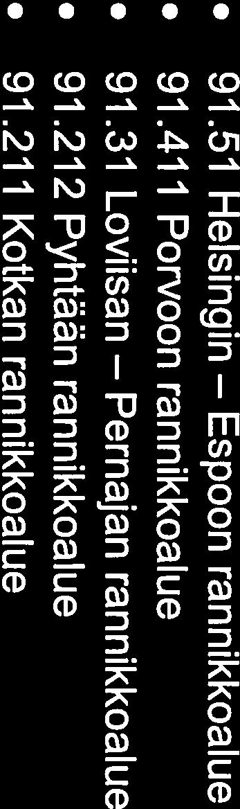 Itäisen saariston rantayleiskaava, Kemiönsaari Kantakaupungin yleiskaava, Hanko Ulkosaariston osayleiskaava ja rantayleiskaavan muutos, Inkoo Rantayleiskaava, Inkoo Saaristo- ja rannikkoalueiden