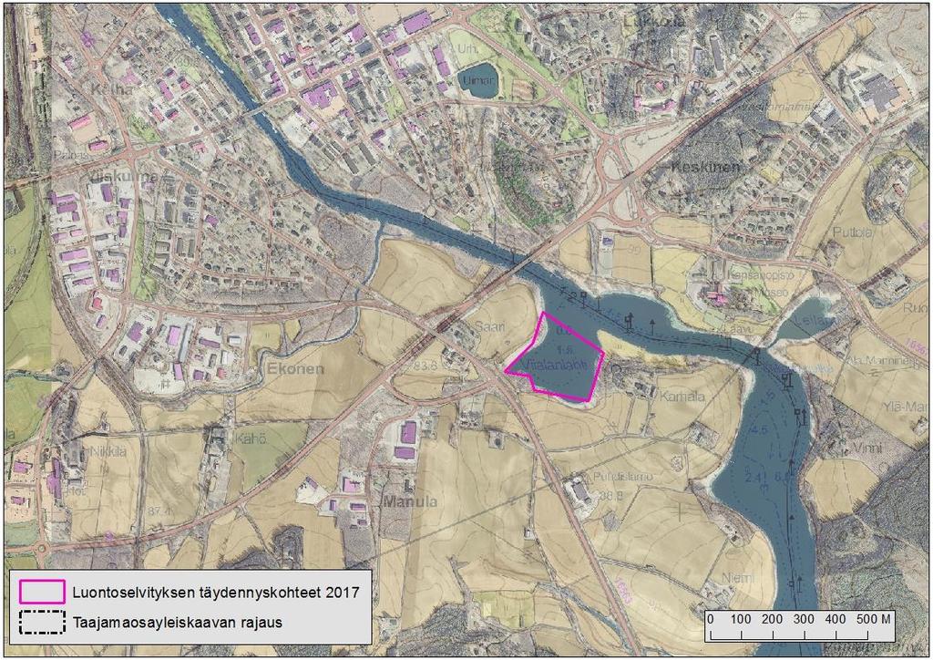 11 Viialanlahti Viialanlahti on Tuuralammin tavoin Jämsänjoen suvanto (Kuva 16).