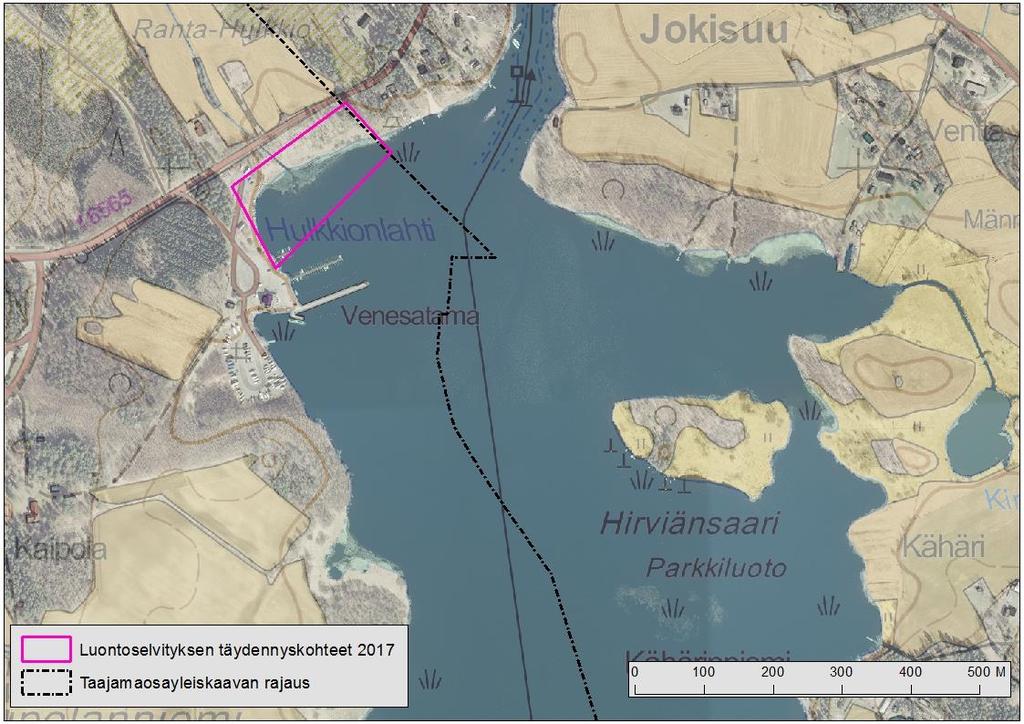 12 Hulkkionlahti Hulkkionlahti sijaitsee Jämsänjoen jokisuistoon (Kuva 18).