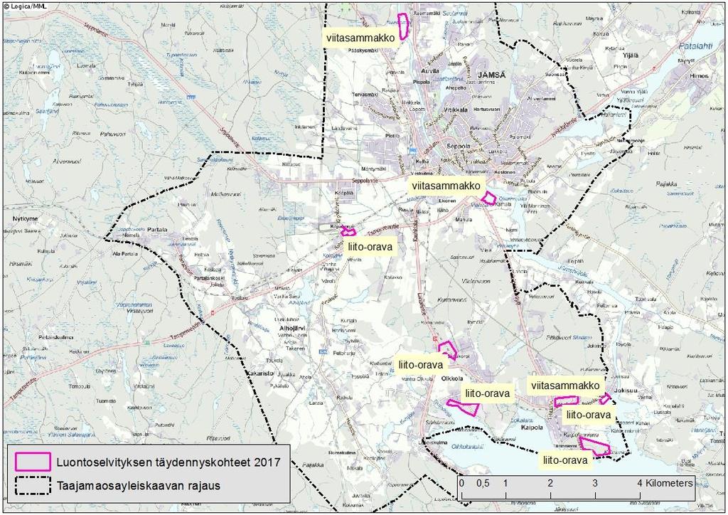 1 1. JOHDANTO Jämsän kaupunki on keväällä 2015 päättänyt laatia kaupungin keskustan ja sen ympäristön taajamaosayleiskaavan.