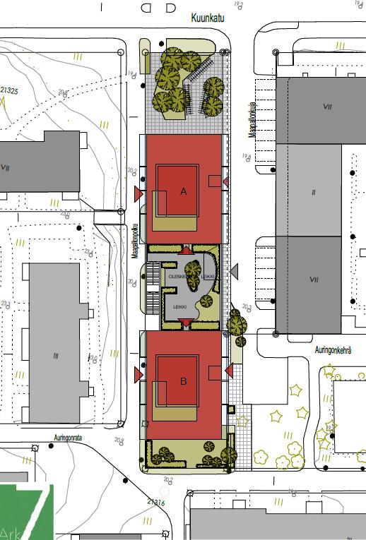 s. 5 / 7 KUVIA SUUNNITELMASTA Asemakaavan valmisteluaineistoon kuuluvat seuraavat kuvalähteinä toimineet suunnitelmat: - Maapallonkuja 1,
