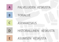 Pysäköintinormit 11(19) Ydinkeskustan vyöhykkeet Kuva 2.