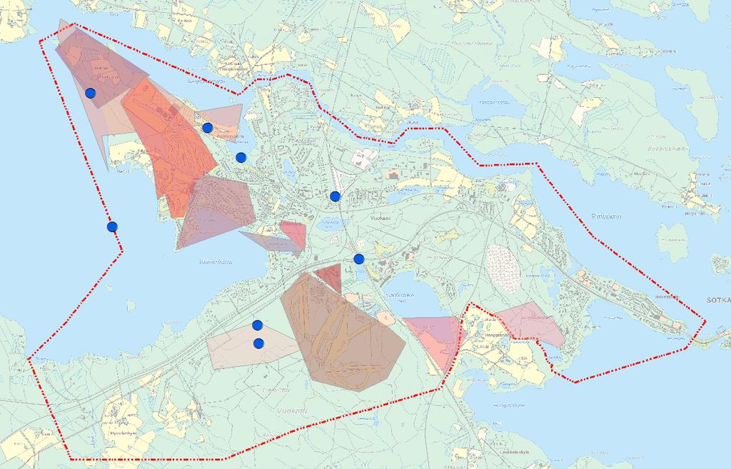 11 1 2 3 12 4 5 13 1 pisterinniemi ja kaarennieemi 2 Golfkenttä 3 Katinkulta 4 Jäätionlammen rantaa kiertävä rauhallinen, luonnontilainen, ulkoilureitti/polku tulee säilyttää sellaisenaan.