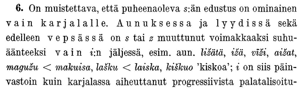 Lauri KeCunen: Suomen lähisukukielten luonteenomaiset piirteet.