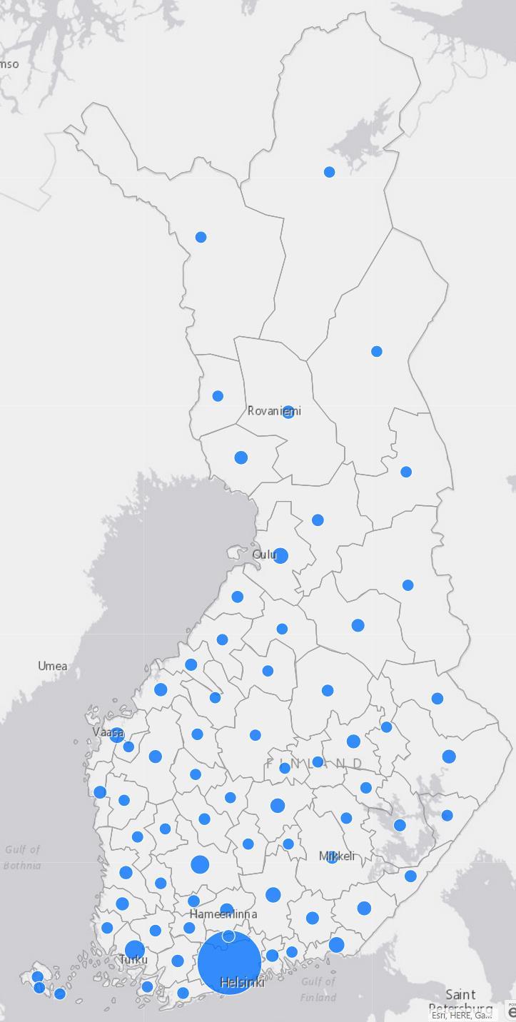 nettomuutto positiivinen seuduittain 2010-2016