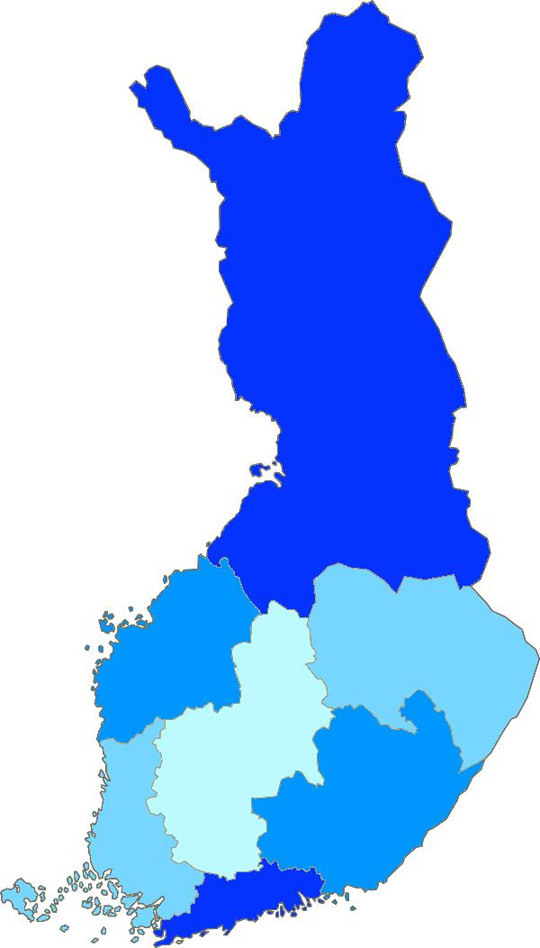 12. Liiton henkilökunta ja yhteystiedot Alta löydät oman alueesi aluevastaavan yhteystiedot. Ota yhteyttä ja kysy rohkeasti, jos jokin asia mietityttää! (sposti: etunimi.sukunimi@salibandy.