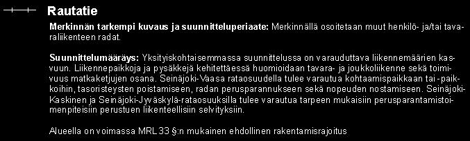 Yleiskaava Suunnittelualueella on