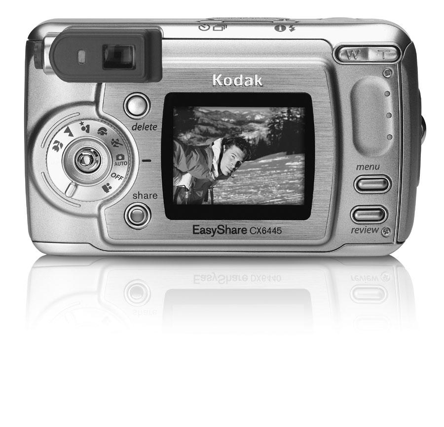 Kodak EasyShare CX6445 Zoom -digitaalikamera Simuloitu kuva Käyttöopas www.