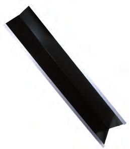 korstnaplekk, must, alumiinium, 64 cm x 2 m 104,20 125,04 11,9 917675561