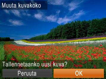 Automaattisen käännön poistaminen käytöstä Seuraavia vaiheita noudattamalla voit poistaa automaattisen käännön käytöstä kamerassa.