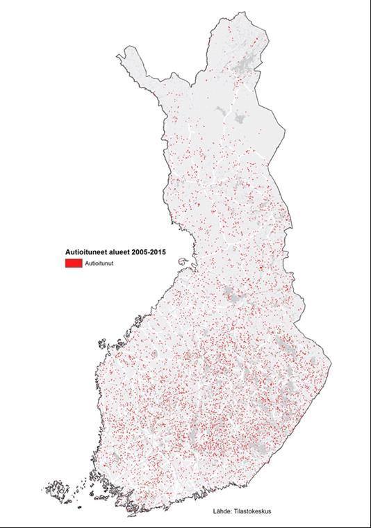 Suomi autioituu Autioituneet alueet vuosina 2005-2015 miten käy palveluiden