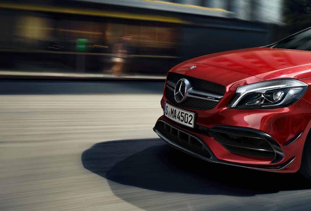 20 Hyvännäköinen. Ja sähäkkä AMG. Kolme kirjainta. Omaa liigaansa. Mercedes-AMG A 45 4Matic treenaa sydänlihasta.