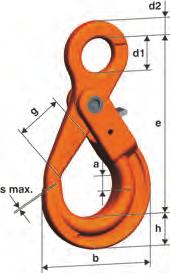 PEWAG Kapasiteetti Mitat e x h x a x d1 x d2 x g1 x b alv 0 % Koodi A HSW 5/6 1 400 kg 85 x 21 x 17 x 20 x 10 x 19 x 68 mm 11,20 182110 HSW 7/8 2 500 kg 106 x 27 x 19 x 25 x 11 x 26 x 88 mm 12,10